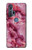 S3052 Rose Marbre Imprimé graphique Etui Coque Housse pour Motorola Edge+