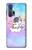 S3256 Mignon Licorne Etui Coque Housse pour Motorola Edge+
