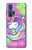 S3264 Pastel Licorne Etui Coque Housse pour Motorola Edge+
