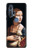 S3471 Lady hermine Leonardo da Vinci Etui Coque Housse pour Motorola Edge+