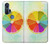 S3493 citron coloré Etui Coque Housse pour Motorola Edge+