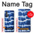 S3671 Tie Dye bleu Etui Coque Housse pour Motorola Edge+