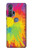 S3675 Tâche de couleur Etui Coque Housse pour Motorola Edge+