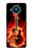 S0415 Graver guitare feu Etui Coque Housse pour Nokia 8.3 5G