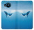 S0843 Baleine bleue Etui Coque Housse pour Nokia 8.3 5G