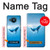 S0843 Baleine bleue Etui Coque Housse pour Nokia 8.3 5G