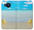S0911 Détendez-vous à la plage Etui Coque Housse pour Nokia 8.3 5G