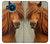 S1595 Beau cheval marron Etui Coque Housse pour Nokia 8.3 5G