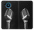 S1672 Rétro Musique Jazz Microphone Etui Coque Housse pour Nokia 8.3 5G