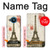 S2108 Tour Eiffel de Paris Carte postale Etui Coque Housse pour Nokia 8.3 5G