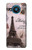 S2211 Carte postale de Paris Tour Eiffel Etui Coque Housse pour Nokia 8.3 5G