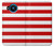 S2364 Rouge et blanc rayé Etui Coque Housse pour Nokia 8.3 5G