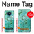 S2653 Dragon Vert Turquoise Pierre Graphique Etui Coque Housse pour Nokia 8.3 5G