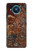 S2714 Rouille Texture acier imprimé graphique Etui Coque Housse pour Nokia 8.3 5G