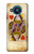 S2833 Poker Carte Coeurs Reine Etui Coque Housse pour Nokia 8.3 5G