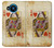 S2833 Poker Carte Coeurs Reine Etui Coque Housse pour Nokia 8.3 5G