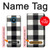 S2842 Noir et blanc Buffle motif de vérification Etui Coque Housse pour Nokia 8.3 5G