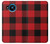 S2931 Rouge Buffle motif de vérification Etui Coque Housse pour Nokia 8.3 5G
