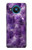 S3713 Graphique violet améthyste à quartz imprimé Etui Coque Housse pour Nokia 8.3 5G