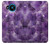 S3713 Graphique violet améthyste à quartz imprimé Etui Coque Housse pour Nokia 8.3 5G