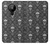 S2371 Crâne Motif monochrome Millésime Etui Coque Housse pour Nokia 5.3