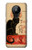 S2739 Chat Noir Noir Chat Millésime Etui Coque Housse pour Nokia 5.3