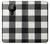 S2842 Noir et blanc Buffle motif de vérification Etui Coque Housse pour Nokia 5.3