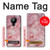 S2843 Texture en marbre rose Etui Coque Housse pour Nokia 5.3