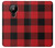 S2931 Rouge Buffle motif de vérification Etui Coque Housse pour Nokia 5.3