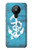 S3053 Marin Blue Anchor Etui Coque Housse pour Nokia 5.3