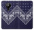 S3357 Marine Bleu Bandana Motif Etui Coque Housse pour Nokia 5.3