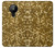 S3388 Imprimer or Glitter Graphic Etui Coque Housse pour Nokia 5.3