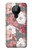 S3716 Motif floral rose Etui Coque Housse pour Nokia 5.3