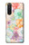 S3705 Fleur florale pastel Etui Coque Housse pour Sony Xperia 5 II