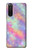 S3706 Arc-en-ciel pastel Galaxy Pink Sky Etui Coque Housse pour Sony Xperia 5 II