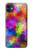 S3677 Mosaïques de briques colorées Etui Coque Housse pour iPhone 11