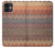 S3752 Motif de tissu en zigzag imprimé graphique Etui Coque Housse pour iPhone 11