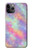 S3706 Arc-en-ciel pastel Galaxy Pink Sky Etui Coque Housse pour iPhone 11 Pro