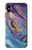 S3676 Pierre de marbre abstraite colorée Etui Coque Housse pour iPhone X, iPhone XS