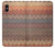 S3752 Motif de tissu en zigzag imprimé graphique Etui Coque Housse pour iPhone X, iPhone XS
