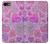 S3710 Coeur d'amour rose Etui Coque Housse pour iPhone 7, iPhone 8, iPhone SE (2020) (2022)