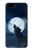S3693 Pleine lune du loup blanc sinistre Etui Coque Housse pour iPhone 7 Plus, iPhone 8 Plus