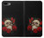 S3753 Roses de crâne gothique sombre Etui Coque Housse pour iPhone 7 Plus, iPhone 8 Plus
