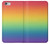 S3698 Drapeau de fierté LGBT Etui Coque Housse pour iPhone 6 6S