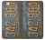 S3750 Plaque d'immatriculation de véhicule vintage Etui Coque Housse pour iPhone 6 6S
