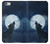 S3693 Pleine lune du loup blanc sinistre Etui Coque Housse pour iPhone 6 Plus, iPhone 6s Plus