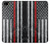 S3687 Drapeau américain de pompier mince ligne rouge Etui Coque Housse pour iPhone 5 5S SE
