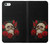 S3753 Roses de crâne gothique sombre Etui Coque Housse pour iPhone 5C