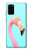 S3708 Flamant rose Etui Coque Housse pour Samsung Galaxy S20 Plus, Galaxy S20+