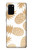S3718 Ananas sans soudure Etui Coque Housse pour Samsung Galaxy S20 Plus, Galaxy S20+